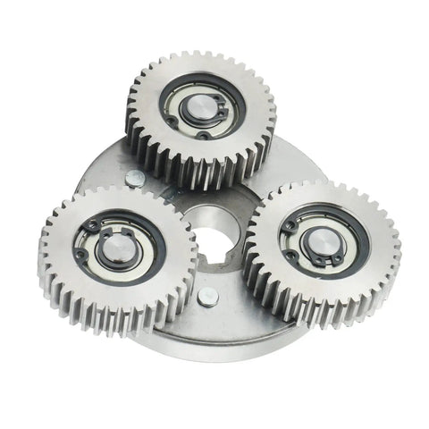 Planetary Gear With Clutch 36T 38mm For Electric Bike Motor Ebike Silver Steel Gear Parts High Quality Wear Resistant