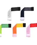 Jersey Sleeve Bands With Hook And Loop Fasteners Sleeve Straps in various colors for shirts during sports activities easy to roll up adjustable fit.