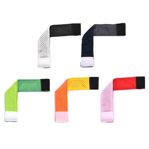 Jersey Sleeve Bands With Hook And Loop Fasteners Sleeve Straps in various colors for shirts during sports activities easy to roll up adjustable fit.