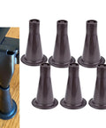 Reinforced Bed Frame Feet Set Of Six Plastic Replacement Feet To Stop Slipping And Protect Floors Easy Install For Beds