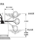 Diagram of Heavy Duty Stainless Steel Submersible Drainage Pump For Hella Reliable Sewage Transfer and Compact Pool Basement Tank Water Management.