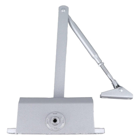 Hydraulic Automatic Door Closer For Interior Doors No Hassle Quiet Soft Close, Stainless Steel Build, Adjustable Closing Speed