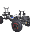 Carbon Fiber RC Car Chassis Frame Kit For TRX-4 One Tenth Scale Crawler with beefed-up rails and high strength design.