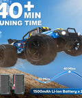 Rad 1 To 16 Scale RC Car For Adults And Kids 4x4 All Terrain Off Road Truck Reaching 40 KPH Dual 280 Motors 2.4 GHz Remote 40+ min runtime