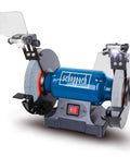 Heavy Duty Double Sander Benchtop Grinder With 500 Watt Motor features adjustable spark shield and LED work lamps.