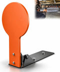 AR500 Steel Shooting Target 12 Inch Auto Reset Popper For Outdoor Range Training Orange Three Eighths Inch Thick