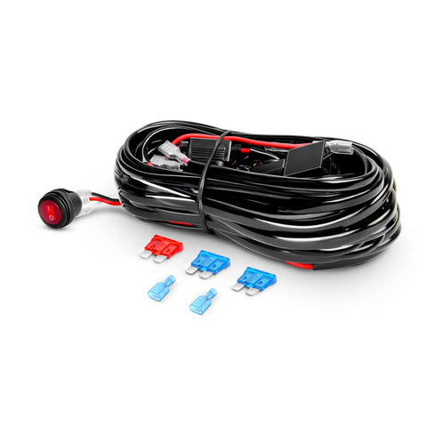 16 AWG wiring harness kit with one lead included in 20 Inch 126W LED Light Bar Spot Flood Combo for Off Road Driving