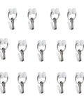 RV Curtain Carrier Hooks With Nylon Wheels And Metal Ring For I Beam Track Rod Smooth Gliding Curtain Rod Accessories No Fuss Easy Install 14 Or 20 Pack With Optional End Stops, 14-pack