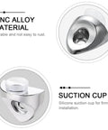 20Pcs Zinc Alloy Shelf Pegs for Glass Cabinet Shelves with suction cup for easy manual install and heavy-duty support