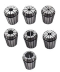 ER32 Collet Set Of 7 Pieces With Common Sizes 1/8 1/4 5/16 3/8 1/2 5/8 3/4 For CNC Milling Drilling Boring Engraving And Tapping