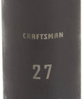 Deep Impact Socket 27mm Metric, Half Inch Drive, Heavy Duty 6 Point For Maximum Torque, Corrosion Resistant Black Oxide Finish