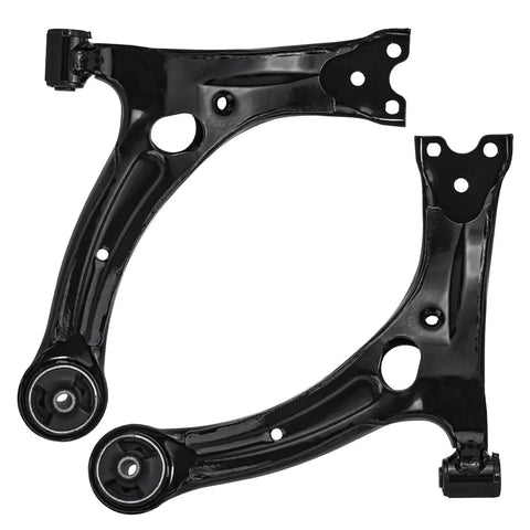 Beefed-Up Front End 12 Piece Suspension Kit For Toyota Corolla 2003 Through 2008 Replacement Includes Front Lower Control Arms, ball joints