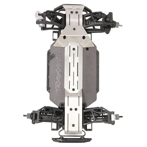 Traxxas Mini Maxx RC Chassis Armor Plate Stainless Steel Guard Beefed Up Upgrade Part For Durable Lightweight Protection And Easy Install Chassis Protector Plate For Rugged Bashing And Off Road Fun