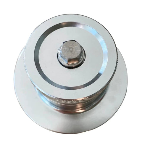 Magnetic Sealed Ink Cup For Pad Printing Machine With Ceramic Coated Disk, Oil Based Ink Cup For Smooth Transfer Printing, 2.76 Inch Diameter 70mm Ink Cup Holder, Durable Easy Setup For Precise Ink Transfer, top view