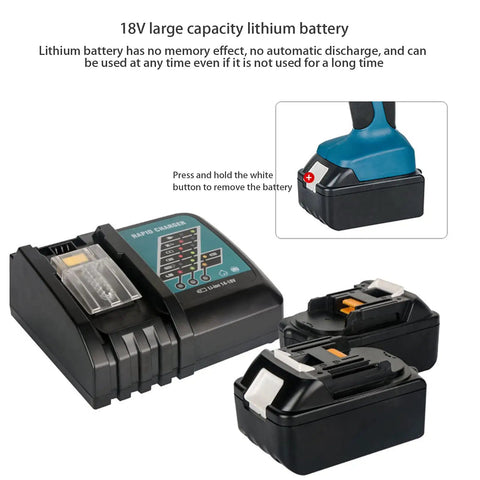 18V lithium battery pack and charger for Battery Powered Hydraulic Cable Cutter For Up To 105mm Copper And Aluminum Cable Armored Cable