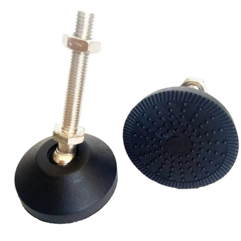 Stainless Steel Adjustable Foot Cup With Nylon Base Built To Last Rugged Industrial Grade Heavy Duty Leveling Feet