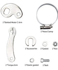 Beefy Universal Torque Arm For Electric Bikes Heavy Duty Front Or Rear Hub Motors And Mid Drive Motors 12mm 14mm Fitment Aluminum Iron Construction Anodized Finish For Strength And Safety, torque arm kit parts