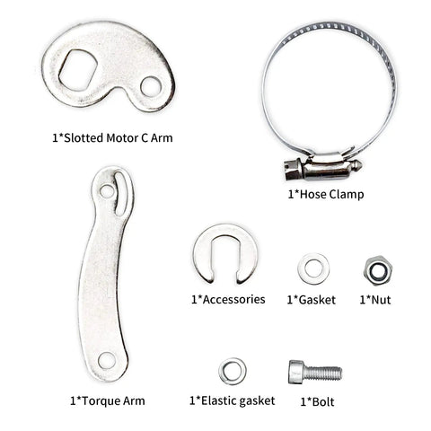 Beefy Universal Torque Arm For Electric Bikes Heavy Duty Front Or Rear Hub Motors And Mid Drive Motors 12mm 14mm Fitment Aluminum Iron Construction Anodized Finish For Strength And Safety, torque arm kit parts