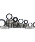 RC Flange Bearing Kit For Maxx And Slash Short Course Trucks, 26 Pcs Chrome Steel Ball Bearings, Black Rubber Sealed