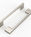 Brushed Satin Nickel Cabinet Pulls 5 Inch Center To Center 10 Pack Kitchen Cabinet Hardware Handles Durable Zinc Alloy Construction