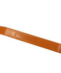 Orange plastic automotive trim removal tool with dual forked ends