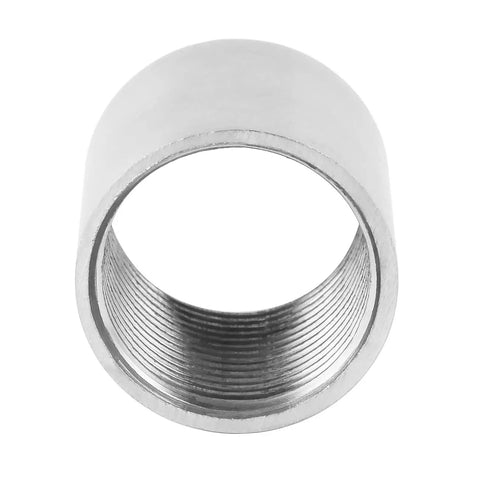 Stainless Steel 304 Pipe Coupling 3/4 Inch Female To 3/4 Inch Female Threaded Fitting Pack Of 2 For Plumbing Corrosion Resistant