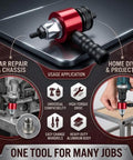 Turn Your Drill Into A Dope Automatic Rivet Nut Gun Kit M3 To M8 with features and usage applications displayed