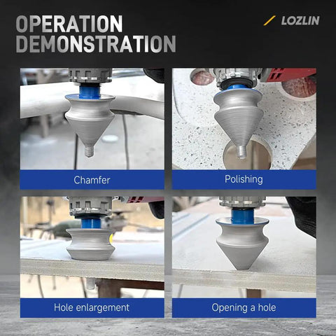 Heavy Duty Four In One Diamond Chamfer Bit For Angle Grinder Slices Through Tile Work Like A Dream With Beveling Grinding Head For Hole Trimming Polishing Granite Marble Ceramic Tools
