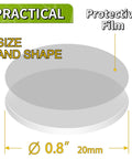 350 Pcs Double Sided Clear Adhesive Dots 0.8 Inch Removable Waterproof Mounting Putty For Posters And Photos