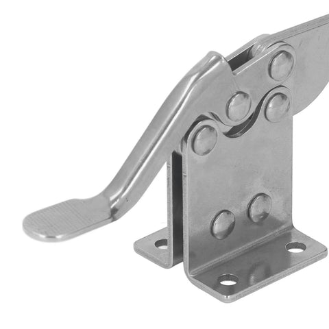 Stainless Steel Toggle Clamp With Antislip Rubber Tips Arrow Storage Case Hold Down Clamps For 35mm Hinges Woodworking Jigs Fixtures Welding Drill Press And Cabinet Installations