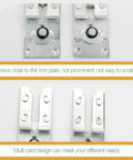 Four Piece Iron Sectional Sofa Connectors For Furniture Easy To Connect And Efficient Functionality Silver Sofa Clips