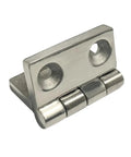 Heavy Duty Polish Stainless Steel Hinge Door Cabinet Hardware With Knee Brace Concealed Electric Box Machine Furniture Parts.