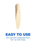 Paint Grade Pocket Hole Plugs For Concealing Exposed Holes In Woodworking Projects, easy to use, suitable for 1/2" to 1 1/2" thick materials.