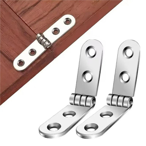 20 Pack 180 Degree Foldable Flap Hinges With Screw On Mounts for Sewing Machine Cabinets, Doors, and Furniture Hardware detail view