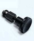Drop Dead Solid M8 Index Plunger Positioning Pin Spring Loaded Locating Stud With Threaded Base, stainless steel, side view showing design details.