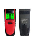 Top Notch Three In One Wall Scanner And Heavy Duty Stud Finder with LCD screen showing detection icons, handheld design.