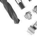 Stainless Steel M16x1.5 Thread Repair Kit 11 Piece Set With Twisted Drill Tap Installation Wrench Breaker Hex Wrench And Six Threaded Inserts For Automotive And Industrial Use Heavy Duty close-up