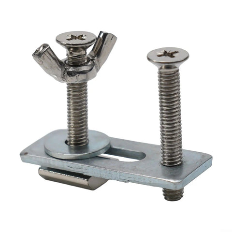 Heavy Duty 4 Pcs M6 T Clamp Kit For 3018 Pro Xmx3 Cnc Router showing zinc alloy T clamp mechanism and adjustable screws.