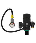 Scuba Diving Valve M18x1.5 First Stage Pressure Reducing Valve For Oxygen Cylinders, 3000 Psi Breathing Head, Easy Gauge Extension