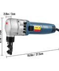 Electric Metal Nibbler Crazy Fast Cuts 380W 1800RPM Heavy Duty Cutter For Stainless Steel Aluminum And Plastic 0.07 Inch