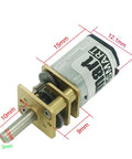 N20 Micro Gearbox Motor Sleek DC Electric Drive Unit Packing Hella Smooth Torque Handles 3V 6V 12V Power with gear mechanism.