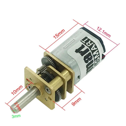N20 Micro Gearbox Motor Sleek DC Electric Drive Unit Packing Hella Smooth Torque Handles 3V 6V 12V Power with gear mechanism.