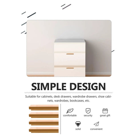 Gold 80mm Right Angle Finger Edge Pulls Hidden Cabinet Handles on modern drawer setup
