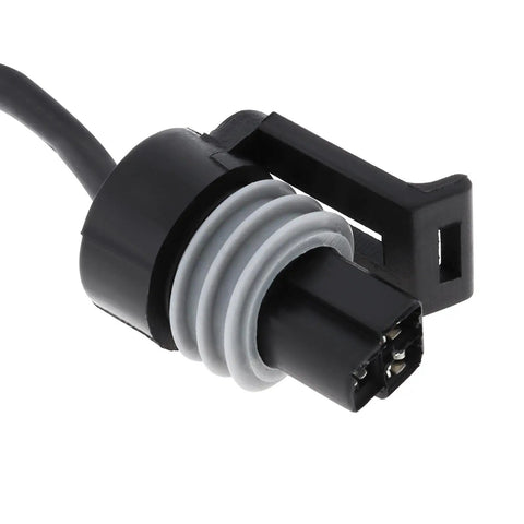 Close-up view of One Eighth NPT Oil Fuel Pressure Sensor Transducer 0 To 100 Psi With Harness Kit showing connector and wiring.