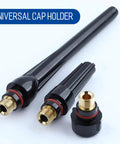 Complete TIG Welding Torch Accessories Kit with Universal Cap Holder for WP-17 WP-18 WP-26 series welders