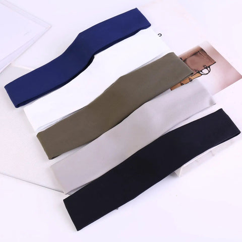 5 Pack Moisture Wicking Workout Headbands For Men And Women, Sweatbands For Running, Cycling, Football, And Yoga in assorted colors