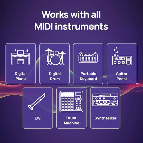 U2MIDI Pro USB MIDI Interface Cable With Filter And Mapper For Quick, No-Fuss Plug-And-Play PC To MIDI Instrument Setup device compatibility