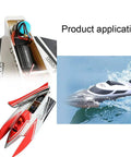 RC boat model with 150A Waterproof Brushless ESC for 2 to 6S RC Boats and Model Ships with Five Point Five Volt 5A BEC and XT90 6mm Banana Plug Connector