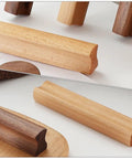Slick Beech Wood Cabinet Pulls Set Of 4 With 96mm Hole Spacing Drawer Handles