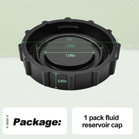 Brake Fluid Reservoir Cap For Ford Expedition 2018 2021 F150 2015 2019 And Lincoln Navigator 2018 2021 Replacement Cap detailed measurement